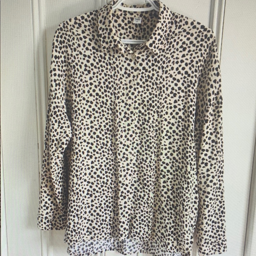 Twik Leopard Print Button Down Shirt